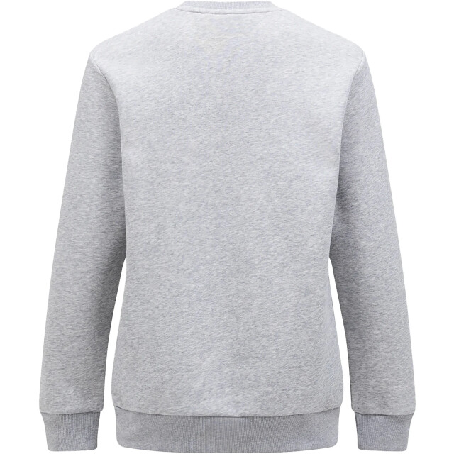 Peak Performance M original small logo crew med grey melan G79590060 large