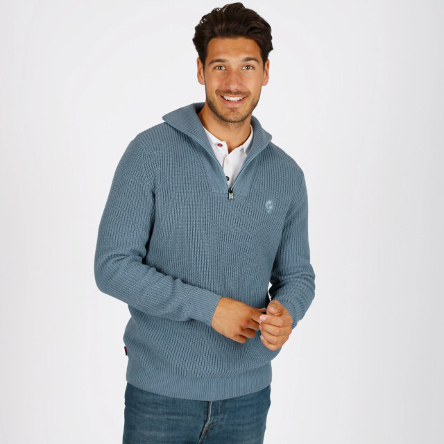 Q1905 Trui noordhoek midden grijsblauw QM2354558-675-1 large