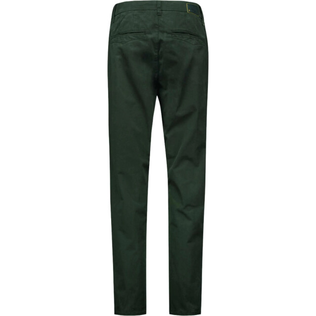 No Excess Pants stretch garment dyed dark moss 257110807SN-186 large