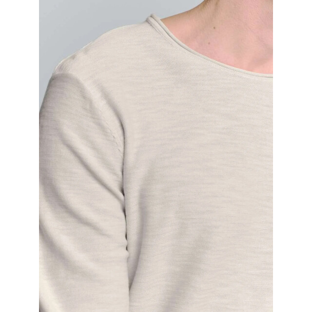 No Excess Pullover crewneck garment dyed + st chalk 27210101SN-017 large