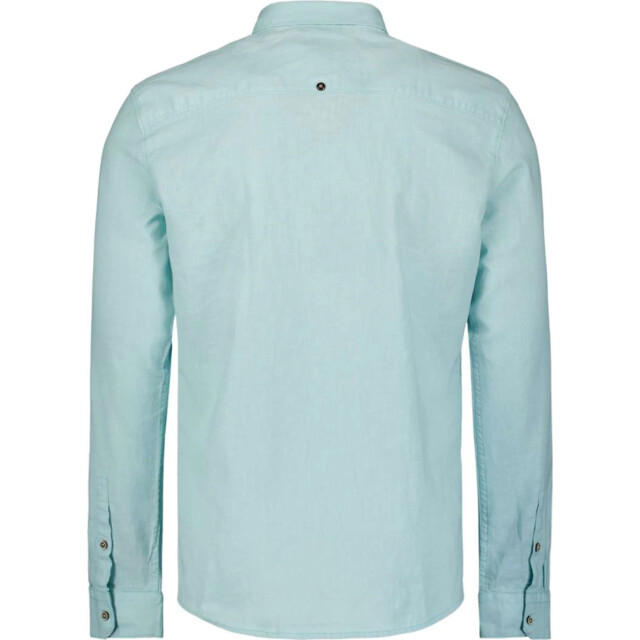 No Excess Shirt solid with linen ice 27470213SN-151 large
