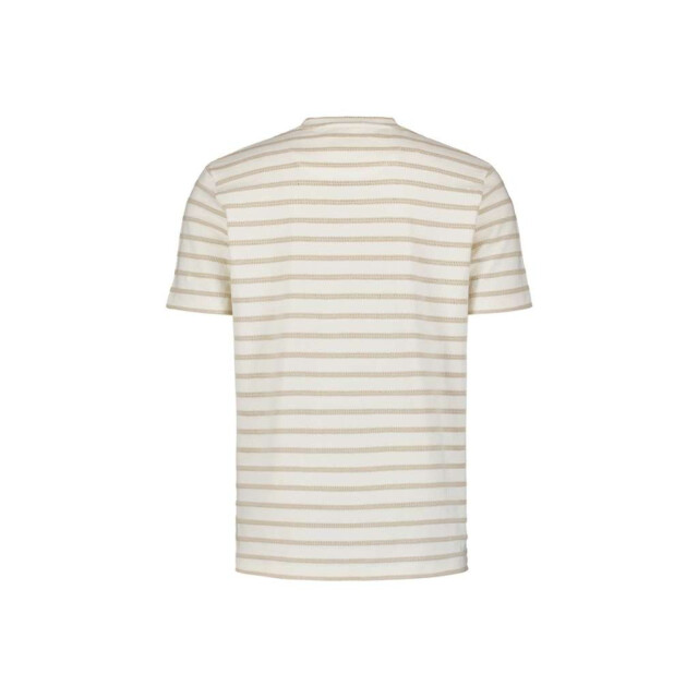 No Excess T-shirt crewneck jacquard stripes offwhite 27350304-011 large