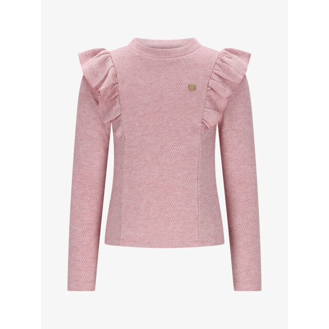 Le Chic Meisjes longsleeve nadya ruffle lurex C508-5425-255 large
