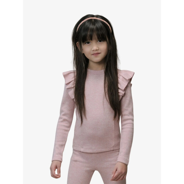 Le Chic Meisjes longsleeve nadya ruffle lurex C508-5425-255 large