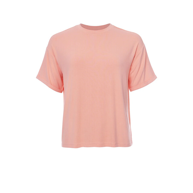 Looxs Revolution Viscose t-shirt faded coral voor dames in de kleur 2312-9490-226 large