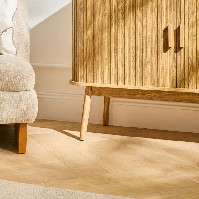 CaliCosy Buffet houtdecor 2 schuifdeuren vintage l110cm 2930320 large