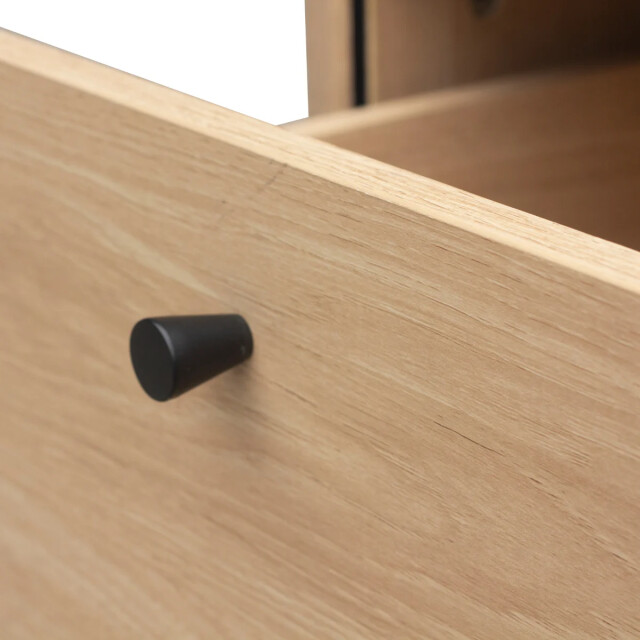 CaliCosy Nachtkastje met 2 lades en zijkanten met groef h55 cm malaga 3205799 large