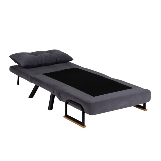 CaliCosy Slaapfauteuil in stof met metalen poten l67 cm sando 3178549 large