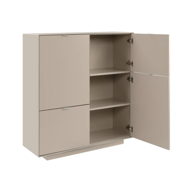 CaliCosy Dressoir met 4 deuren decor zand l187 cm vika 3416553 large