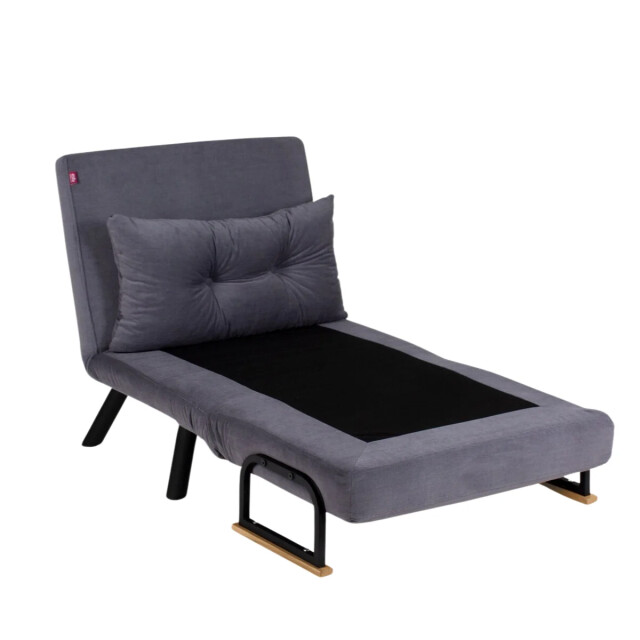 CaliCosy Slaapfauteuil in stof met metalen poten l67 cm sando 3178549 large