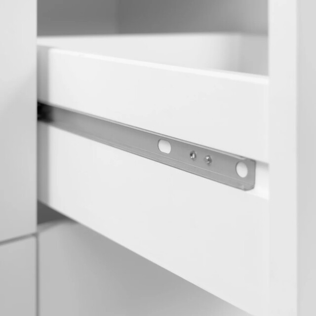 CaliCosy Dressoir met 4 deuren, 3 lades, decor in wit en eiken, l190 cm klint 3416568 large