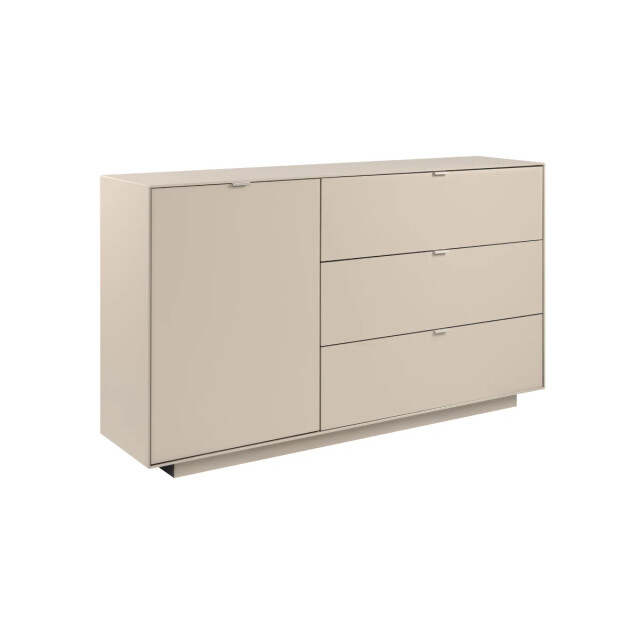 CaliCosy Dressoir met 1 deur, 3 grote lades in zanddecor l160 cm vika 3416554 large