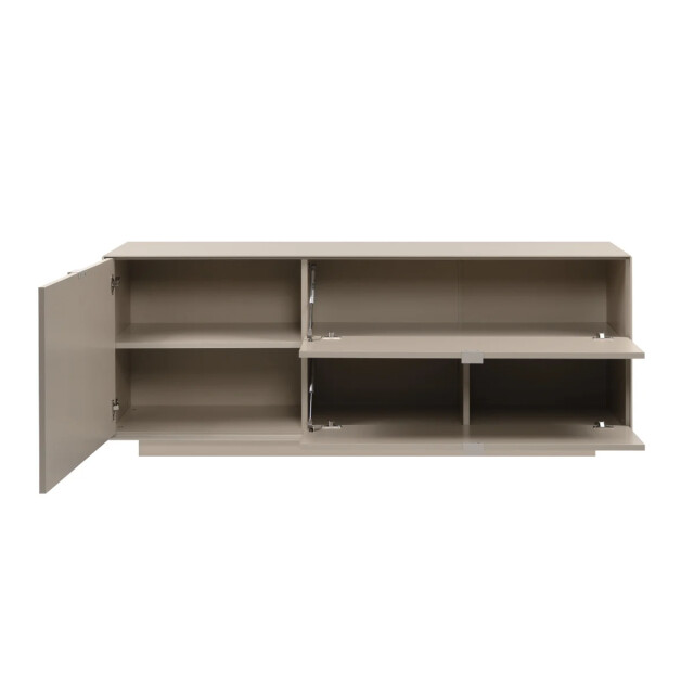 CaliCosy Tv-meubel met 1 deur, 2 opklapbare kleppen in zanddecor l160 cm vika 3416555 large