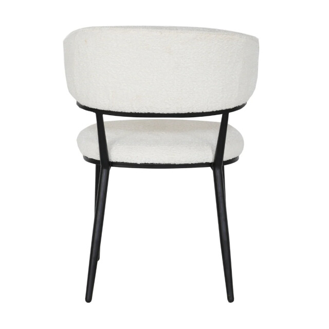 Multifurn Eetkamerstoel sander teddy crème - 80 cm x 57 cm x 59 cm lusje 3391326 large