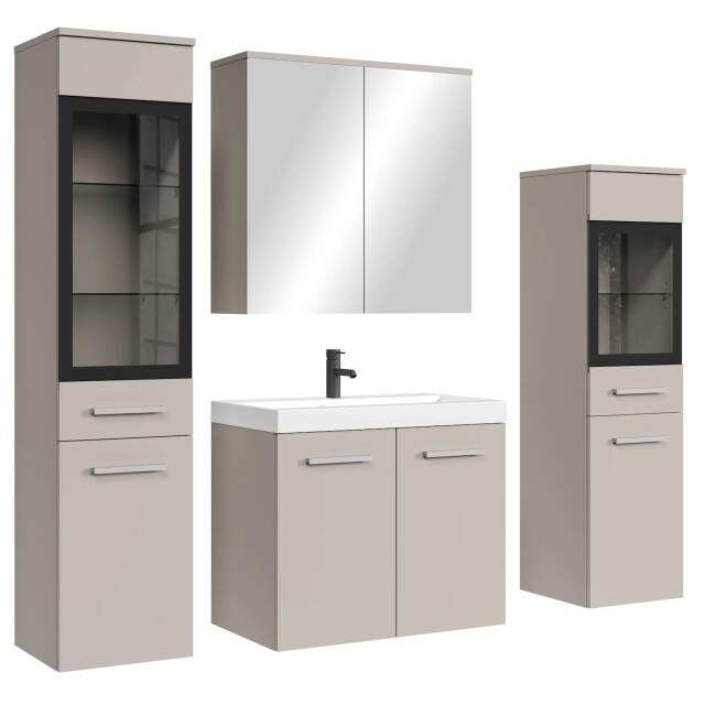 Badplaats Badkamermeubel set mirano 60 x 35 cm - badmeubel met 3416731 large