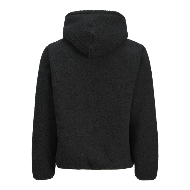 Jack & Jones Heren teddy hoodie jcoflare 12285678-Black JJ large