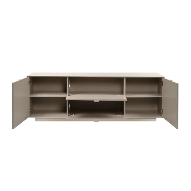 CaliCosy Tv-meubel met 2 deuren, 2 opklapbare kleppen, decor zand l185 cm vika 3416556 large