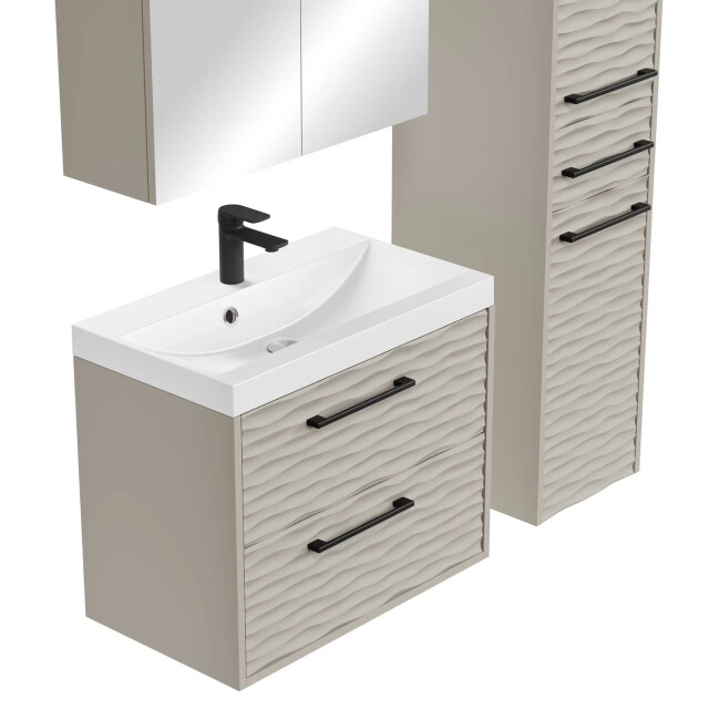 Badplaats Badkamermeubel set etna 60 cm - badmeubel met spiegel en 3416732 large