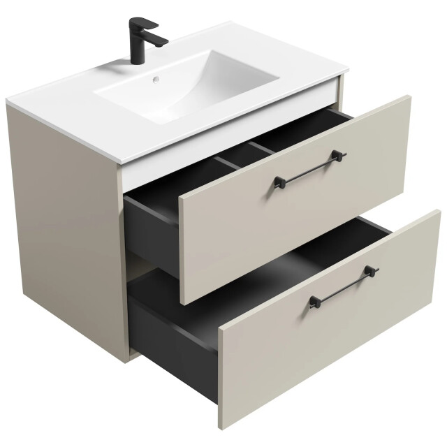 Badplaats Badkamermeubel muro 80 cm - badmeubel met wastafel 3206093 large