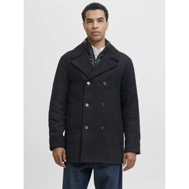 Jack & Jones Detroit peacoat jacket 12295099-M large