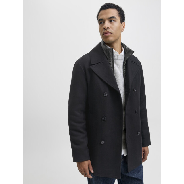 Jack & Jones Detroit peacoat jacket 12295099-M large