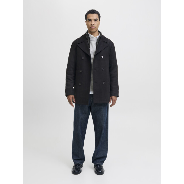 Jack & Jones Detroit peacoat jacket 12295099-M large