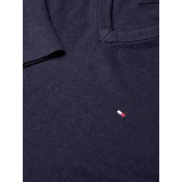 Tommy Hilfiger Heren sweater top katoenmix v hals UTNA544_navymelange large