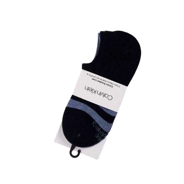 Calvin Klein Heren contrast gestreepte sokken (set van 2) UTNA725_navy large