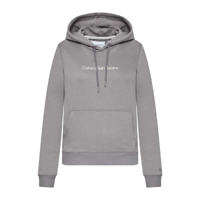 Calvin Klein Dames logo slim hoodie UTNA891_grey large
