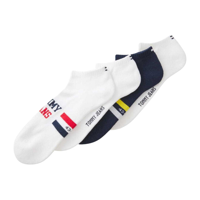 Tommy Hilfiger Badstof enkelsokken heren (set van 4) UTNA1048_whiteblue large