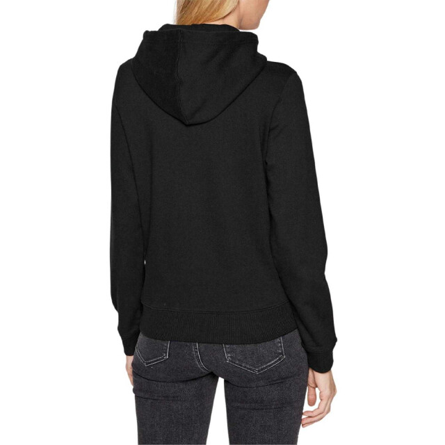 Calvin Klein Dames logo slim hoodie UTNA891_black large