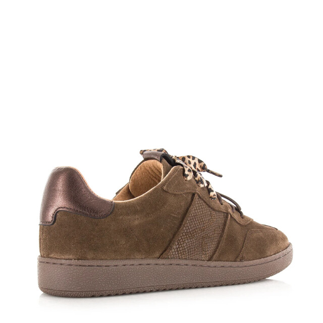 DWRS Label Dwrs poona sneakers dark brown lage sneakers dames B11456-36 large