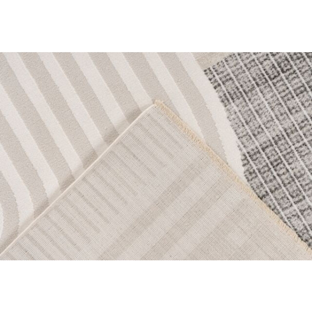 Muratap Vintage japandi vista – luxe vloerkleed creme zilver laagpolig- 160x230 cm 3417108 large