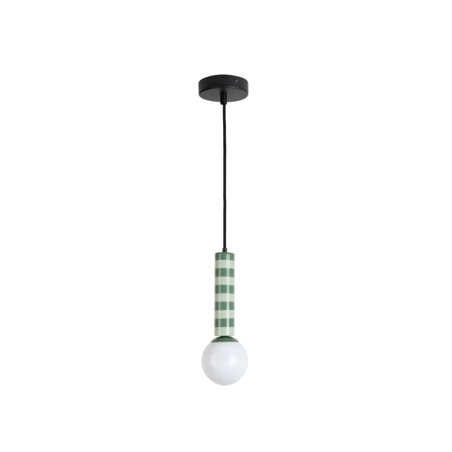 Leitmotiv hanglamp rayado jungle green & grayed jade 3259612 large