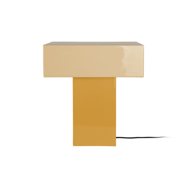 Leitmotiv tafellamp grato recto ochre yellow & soft yellow 3259606 large