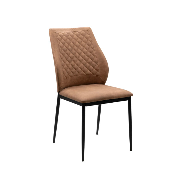 CaliCosy Set van 4 stoffen stoelen met metalen frame h90 cm saela 3418179 large