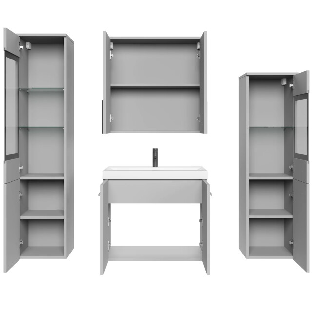 Badplaats Badkamermeubel set mirano 60 x 35 cm mat badmeubel met 3418175 large