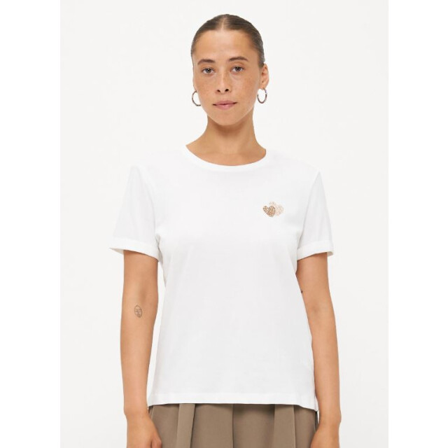 Only Onllenna life s/s heart v-neck top 15368187 large