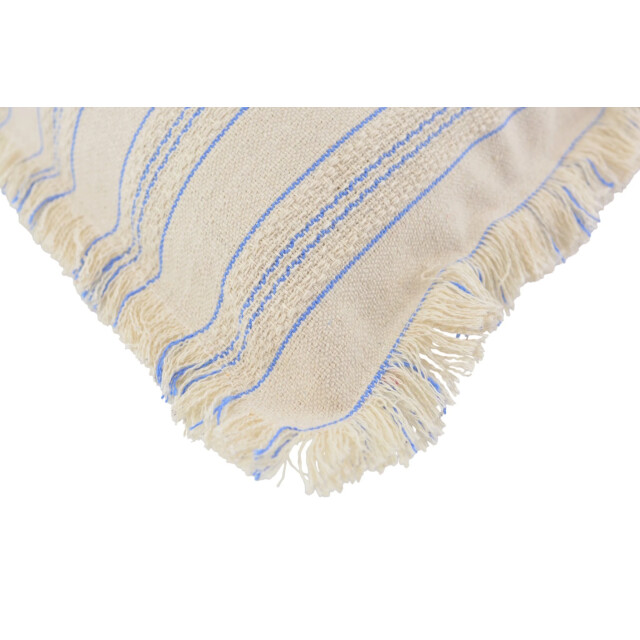NOVÉE Yuna stripe blauw | 45 x 45 cm | kussenhoes | katoen/linnen 3417169 large