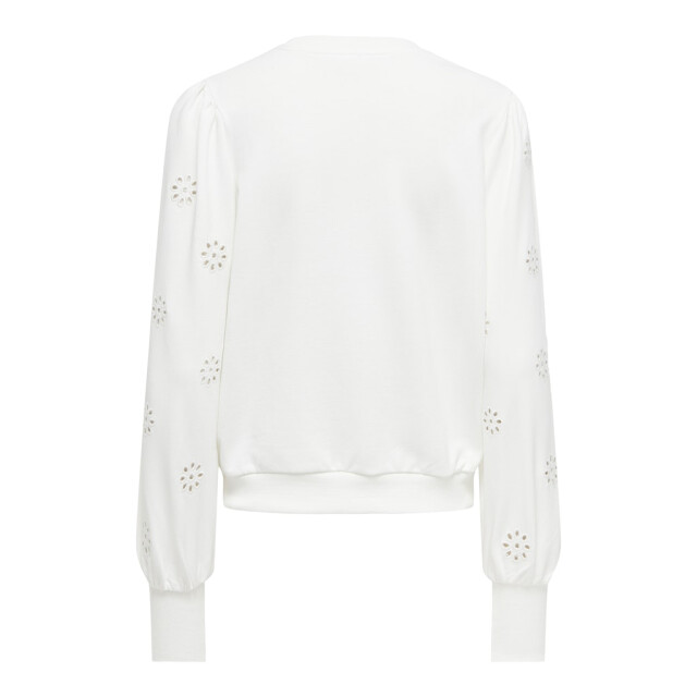 Only Onlfemme ls puff embroidery ub swt off-white 4209.02.0020 large