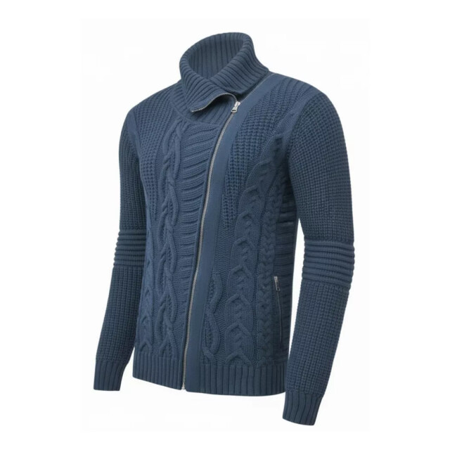 Rusty Neal heren vest kabel - gebreid italianstyle RN-13389-3-1 large