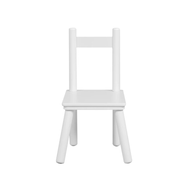 CaliCosy Perceel 1 tafel en 2 kinderstoelen van massief wit hout l50 cm kairo 3419568 large