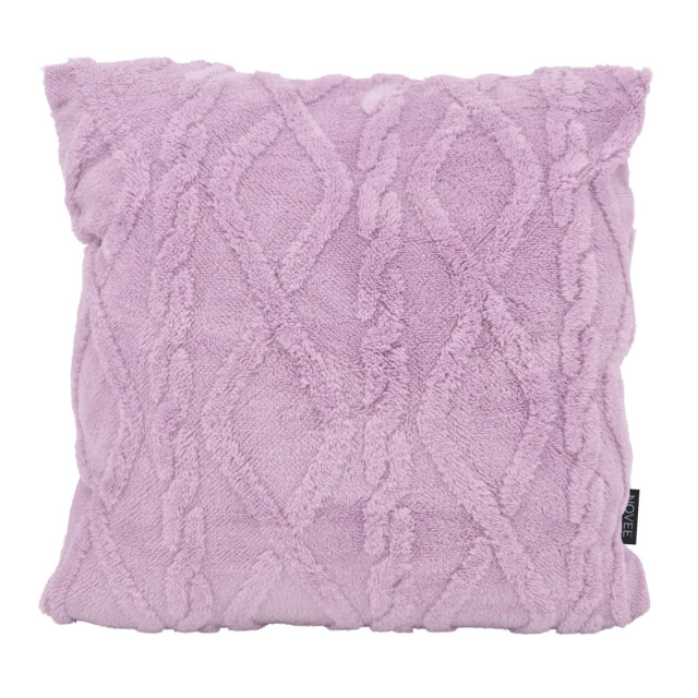 NOVÉE Furry cross lila | 45 x 45 cm | kussenhoes | polyester 3418589 large