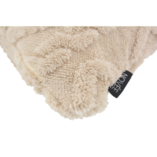 NOVÉE Furry cross beige | 45 x 45 cm | kussenhoes | polyester 3418591 large