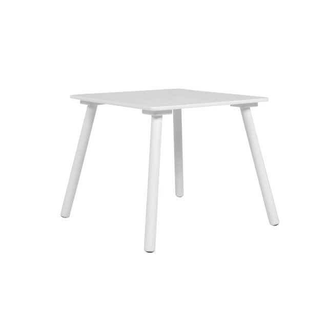 CaliCosy Perceel 1 tafel en 2 kinderstoelen van massief wit hout l50 cm kairo 3419568 large