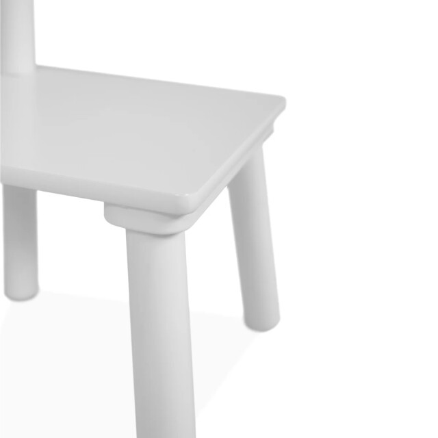 CaliCosy Perceel 1 tafel en 2 kinderstoelen van massief wit hout l50 cm kairo 3419568 large