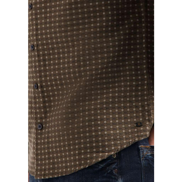 No Excess Shirt mini jacquard taupe 29450940-044 large