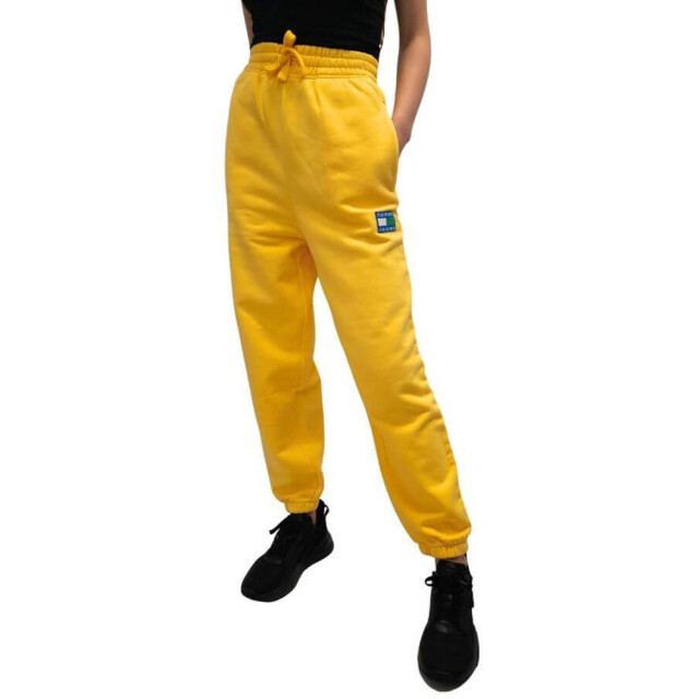 Tommy Hilfiger Dames effen enkelbroek met manchet UTNA558_yellow large