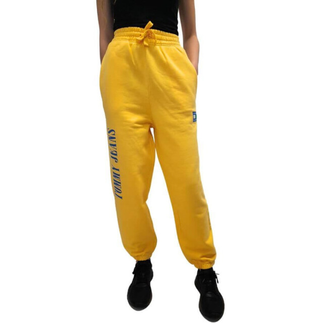 Tommy Hilfiger Dames effen enkelbroek met manchet UTNA558_yellow large