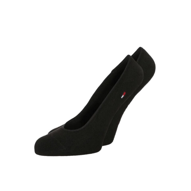 Tommy Hilfiger Damessokken met logogaren (set van 2) UTNA958_black large